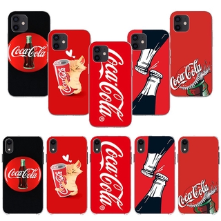 Ốp điện thoại silicone mềm trong suốt in hình Coca Cola 74YF cho iPhone XR X Xs Max 8 7 6s 6 Plus 5 5s SE 2020