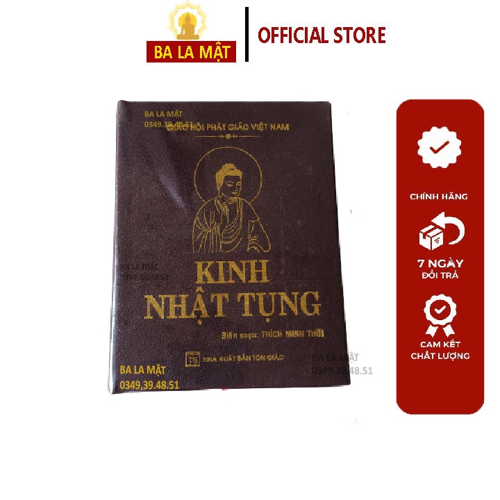 Sách - Kinh Nhật Tụng Trọn Bộ Bìa Da