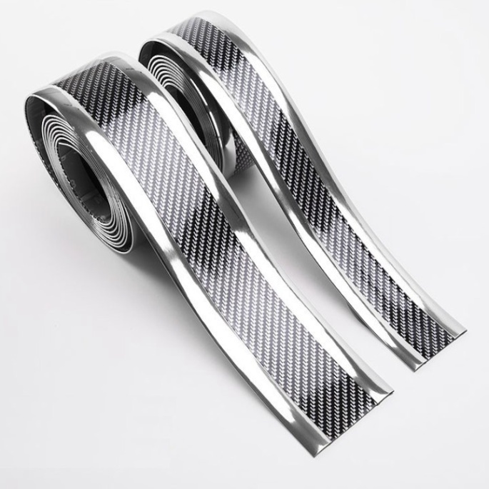 [GIÁ SỐC - HÀNG CHÍNH HÃNG] Cuộn Cacbon dán cốp, dán bước chân chống xước xe ô tô 50MM X 2,5M - 4 màu: Xanh, Đỏ, Vàng, B