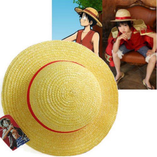 Mũ Cối Hóa Trang Nhân Vật Luffy Trong Phim Hoạt Hình One Piece