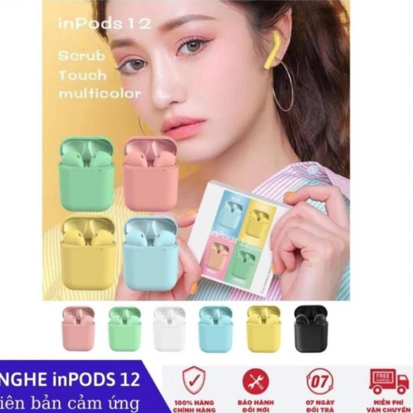 Tai nghe inPods 12 - Tai nghe blutooth không dây có tăng giảm âm lượng, phiên bản cảm ứng , nhiều màu-Kochioshop | BigBuy360 - bigbuy360.vn