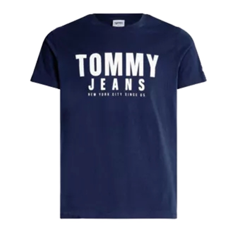 Áo Thun cotton Tay Ngắn Cổ Tròn In logo Tommy Cá Tính Hợp Thời Trang Cho Nam dm0dm