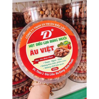 500gram hạt điều rang muối nguyên lụa