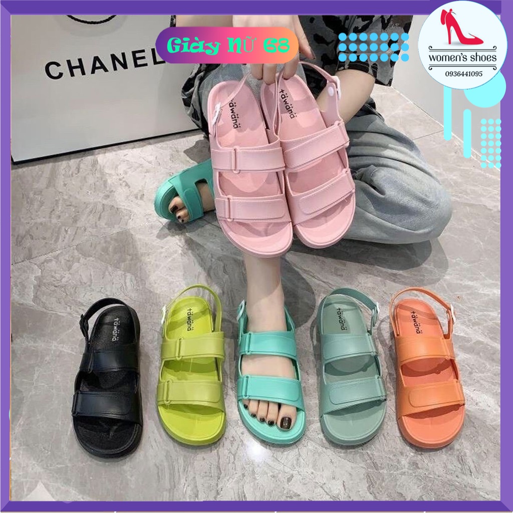 SANDAL NHỰA DẺO NHIỀU MÀU