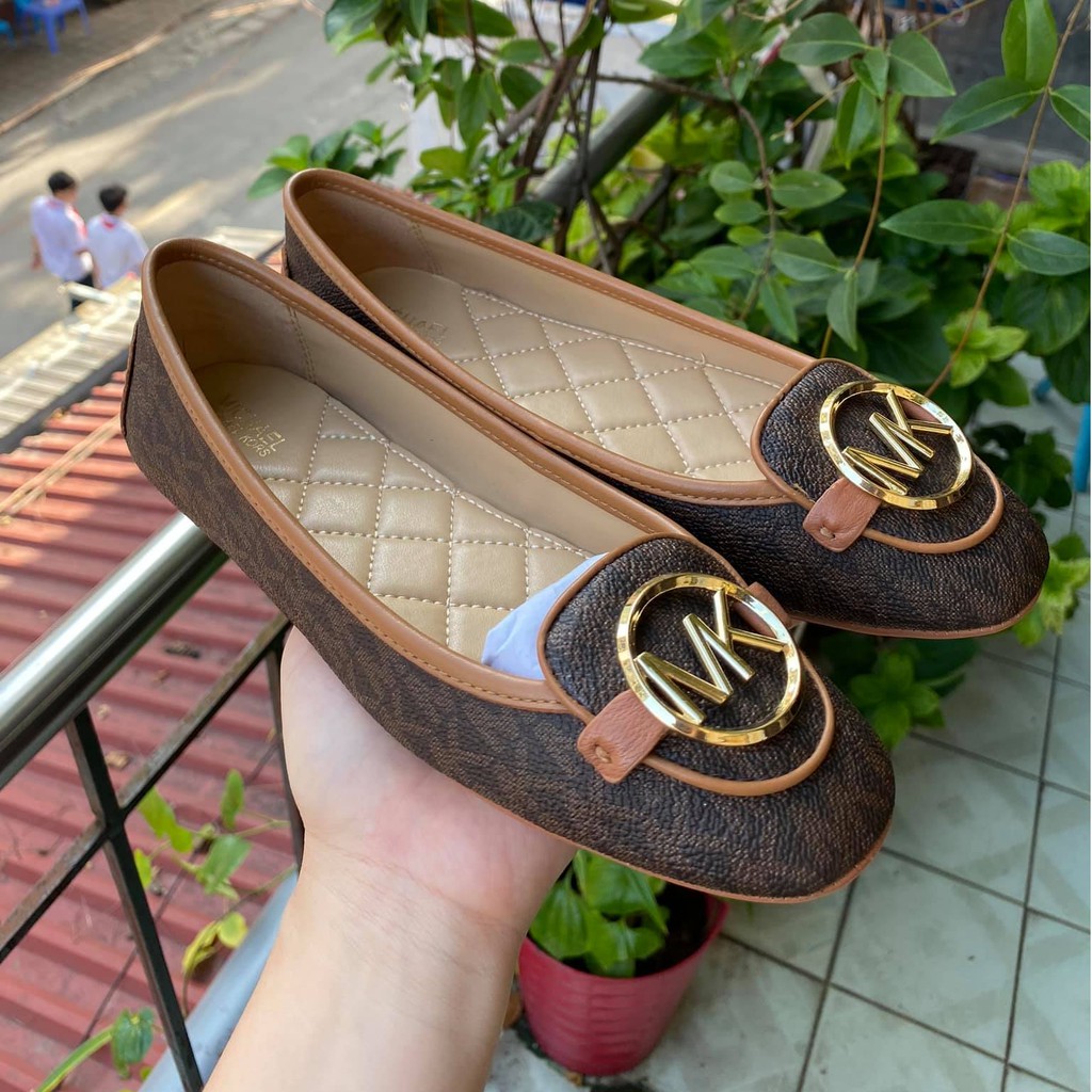 Giày Michael Kors Lillie Brown Accorn