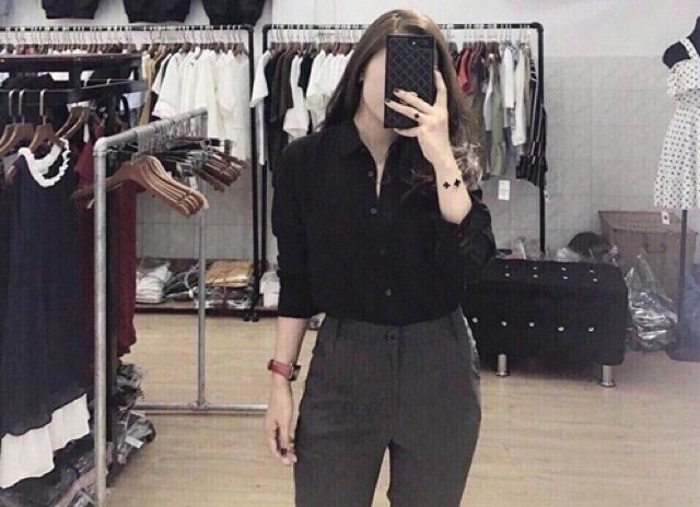 Sơ mi trơn nhiều màu ulzzang