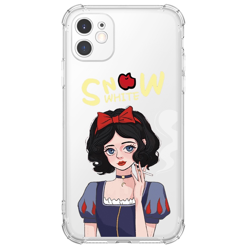Ốp lưng JURSUE chống sốc hoạt hình dễ thương đẹp cho iPhone 13 12 11 Pro Max SE 2020 X XR XS ip 8 7 6 6S Plus kute Y30