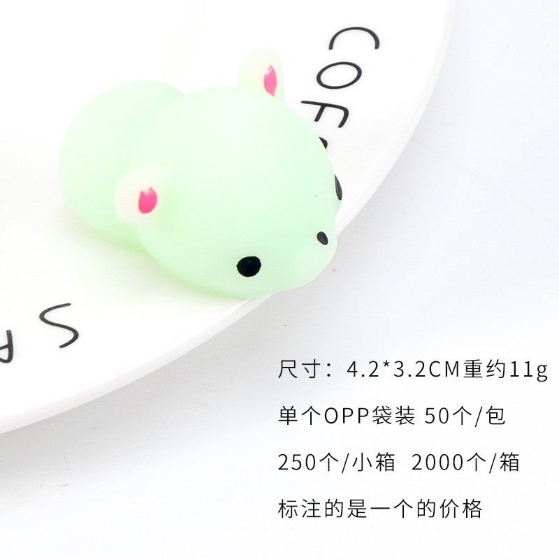 Squishy Mochi Thú Dẻo Bộ đồ decor phụ kiện trang trí chụp ảnh sinh nhật, bàn học, bàn làm việc, bóp giảm stress