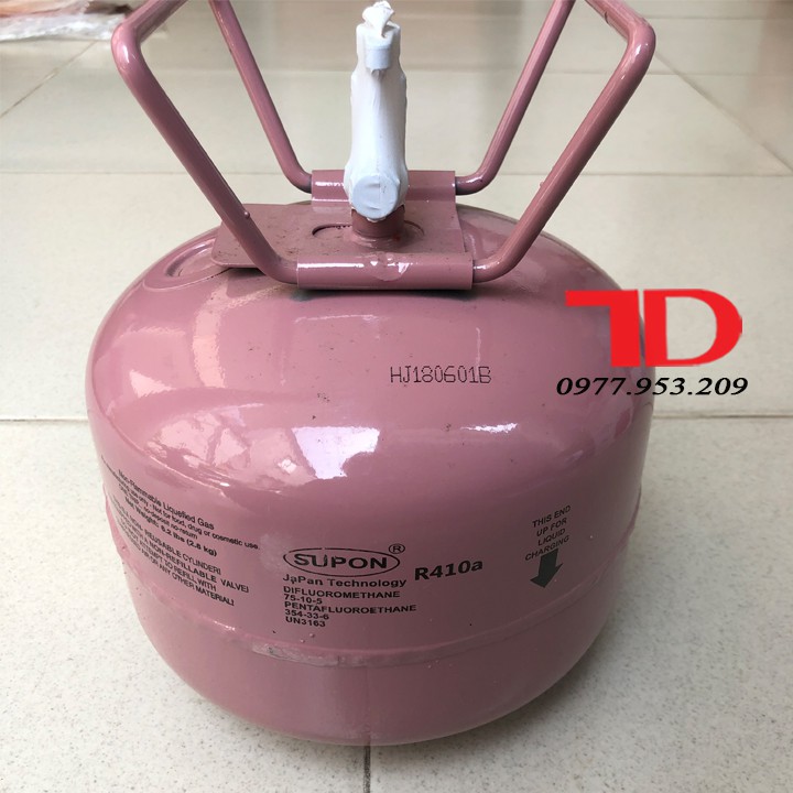 Gas lạnh điều hòa R410a SUPON 2.8KG, Môi chất lạnh R410a