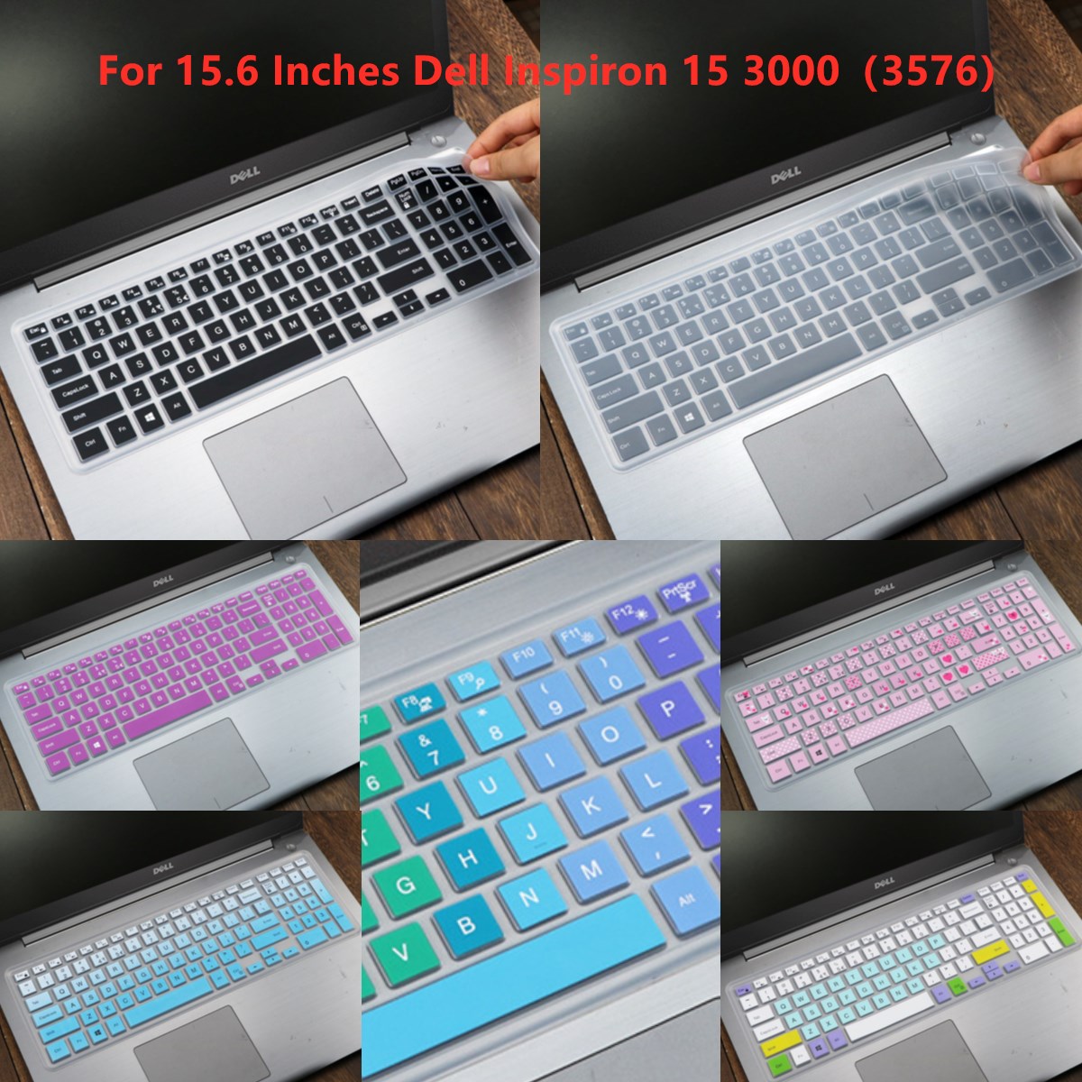 Miếng Dán Bàn Phím Laptop 15.6 Inch Dell Inspiron 15 3000 (3576)