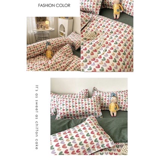 Bộ Ga Gối ❤️ cotton poly 5 món kẻ caro đủ màu đủ size ga giường miễn phí bo chun Mượt Decor