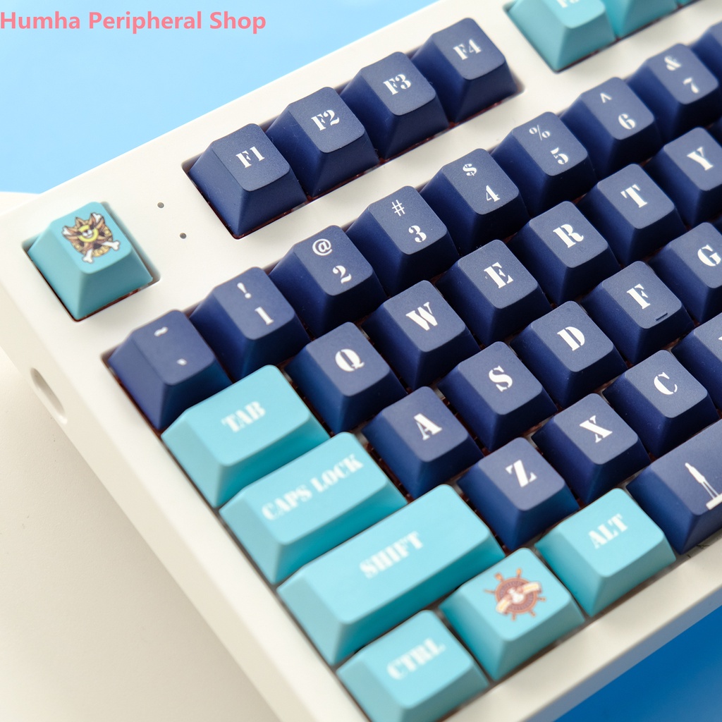 Humha Nắp Bàn Phím Cơ Chất Liệu PBT Nhuộm Màu Họa Tiết Cherry profile Cá Tính
