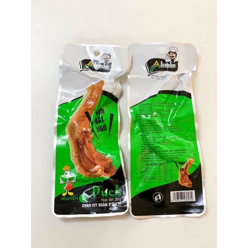 [Mã 267FMCGSALE giảm 8% đơn 500K] CHÂN GÀ CAY ALISHAN VIỆT NAM/ CHÂN VỊT CAY Ủ GIA VỊ ALISHAN VIỆT NAM | BigBuy360 - bigbuy360.vn