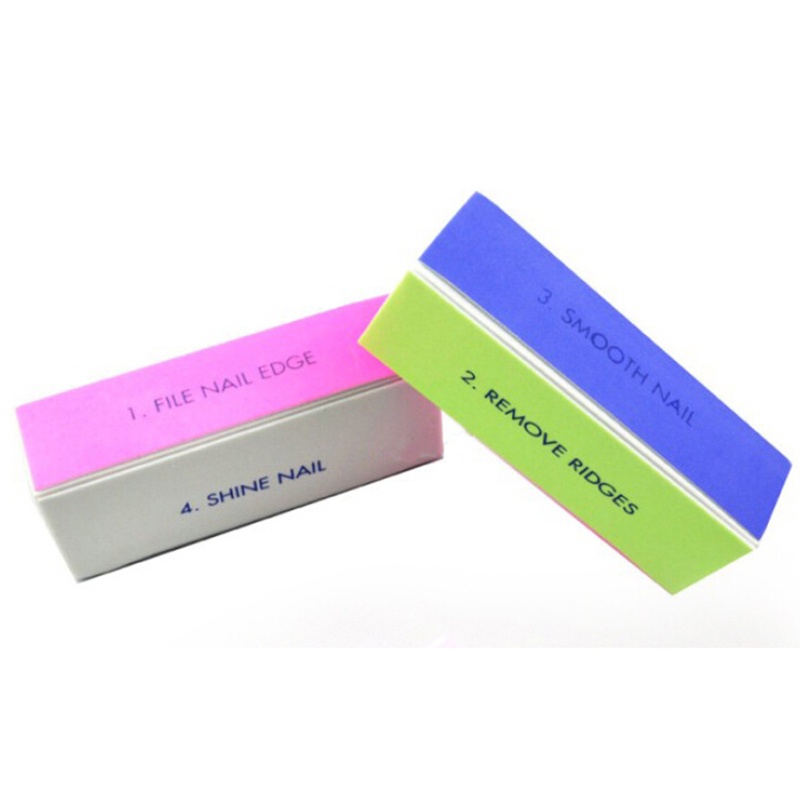 Fs Set 2 / 5 / 10 Khối Chà Nhám 4 Chiều Chuyên Dụng Cho Làm Móng Nghệ Thuật