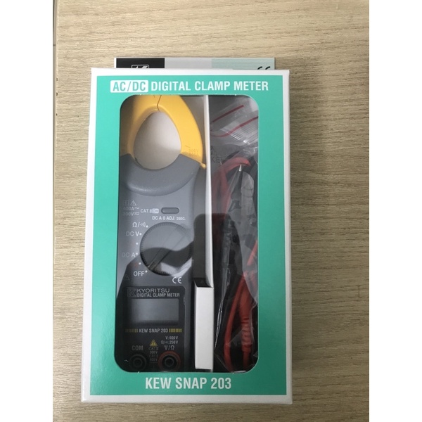 [KYORITSU]  Ampe kìm kyoritsu KEWTECH K203 (đo dòng 400A -AC/DC, 600VAC/DC, 400Ω/4KΩ ) hàng chất lượng chính hãng