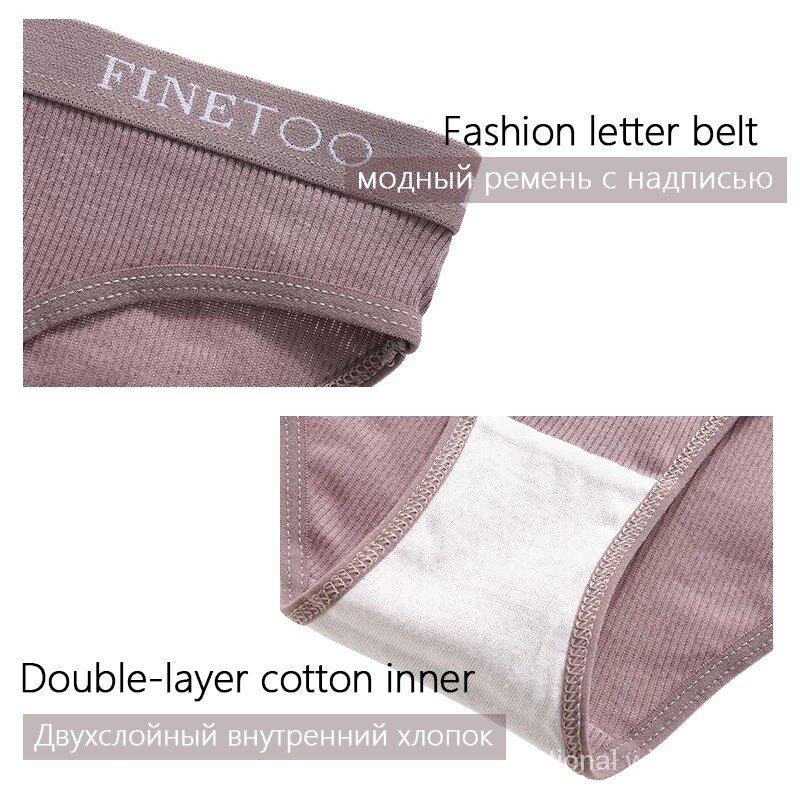 NY life Trang ĐiểmNY lifeFINETOO Letter Belt Quần Lót Quan Điểm Phụ Nữ Quần Lót Nữ Quần Lót Màu Rắn Pantys Intimates Đồ Lót 4Yfn | BigBuy360 - bigbuy360.vn