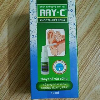 Xịt mềm ráy tai RAY-C (lọ 10ml)