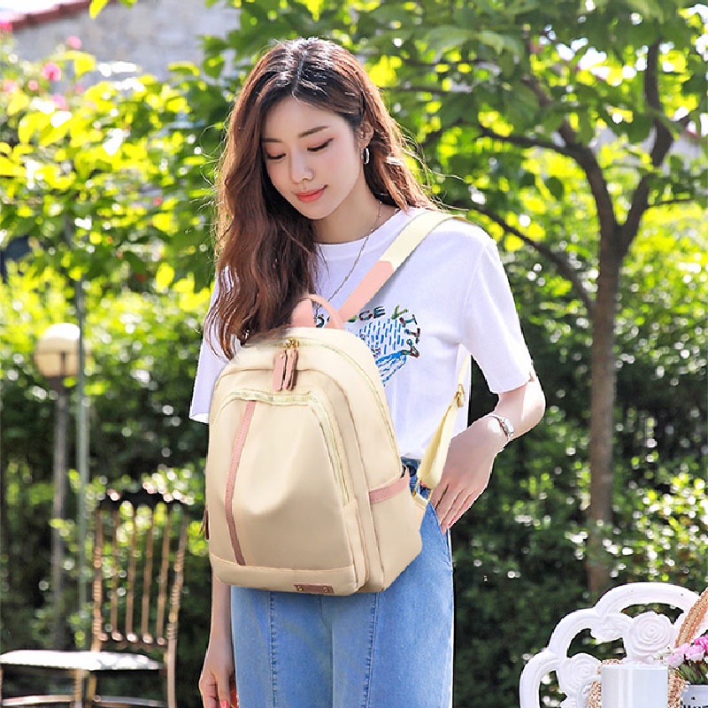 Arctic Hunter Ba Lô Vải Oxford Nhiều Ngăn Cho Nữ Vali Chống Thấm Nước Phong Cách Hàn Quốc