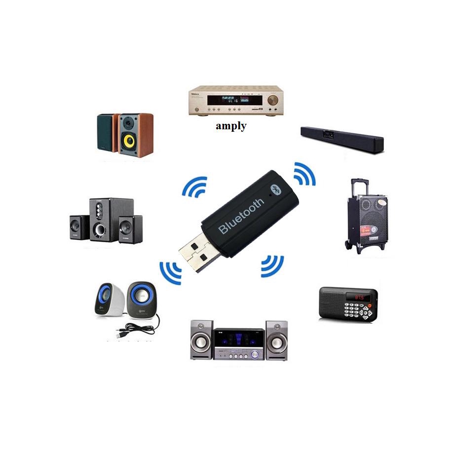 Usb bluetooth kết nối loa,USB bluetooth âm thanh Dongle 5.0 dành cho loa, âm ly, ô