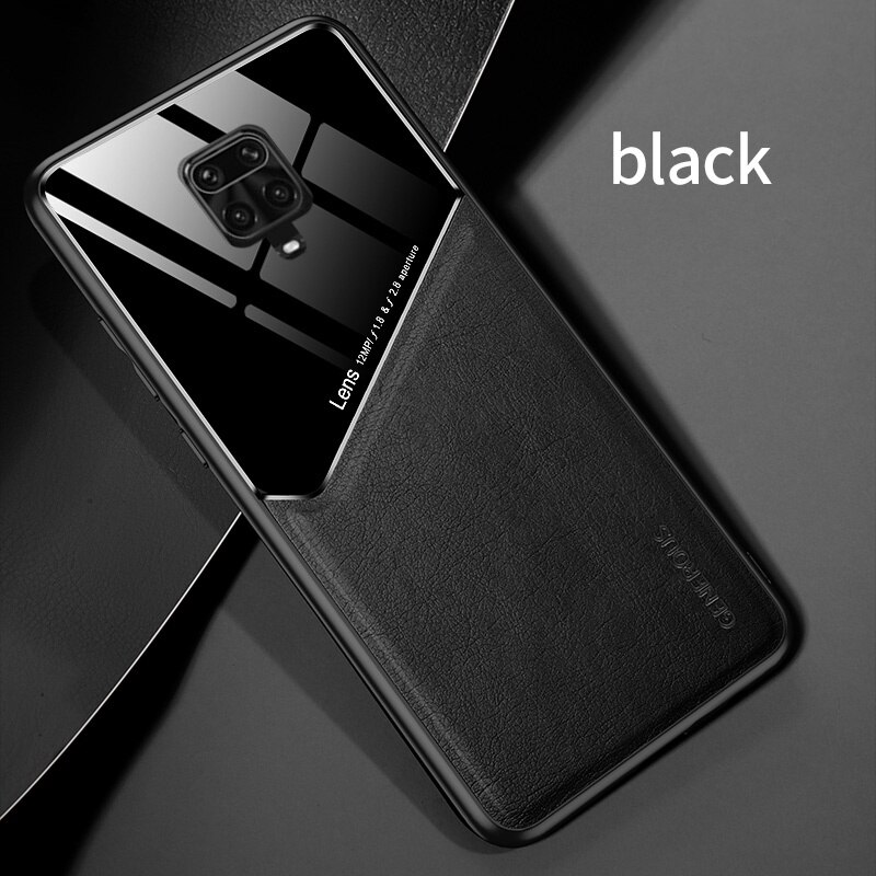 Ốp điện thoại da có thể sử dụng trên xe ô tô cho Xiaomi Redmi 9 9A 9C Note 9s 7 8 9 Pro Max 10X Pro