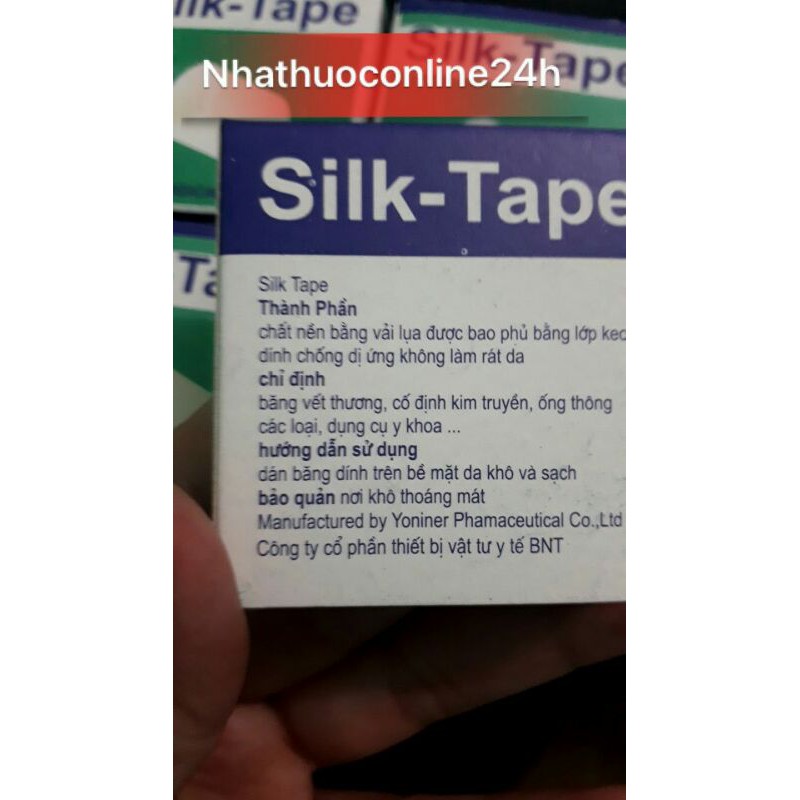 Băng dính vải Silk-tape nhỏ (hộp 12 cuộn)