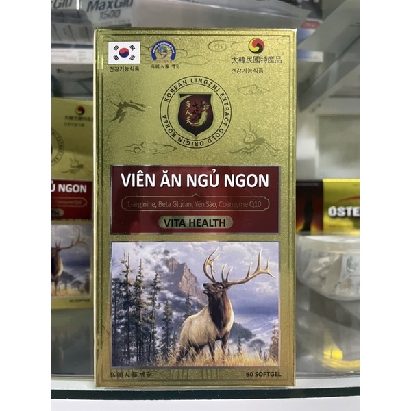 Viên Ăn Ngủ Ngon Vita Health - Tăng cường sức khỏe, giúp ăn ngon miệng. 60 viên