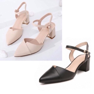 Giầy sandal cao 5p da mềm hàng shop