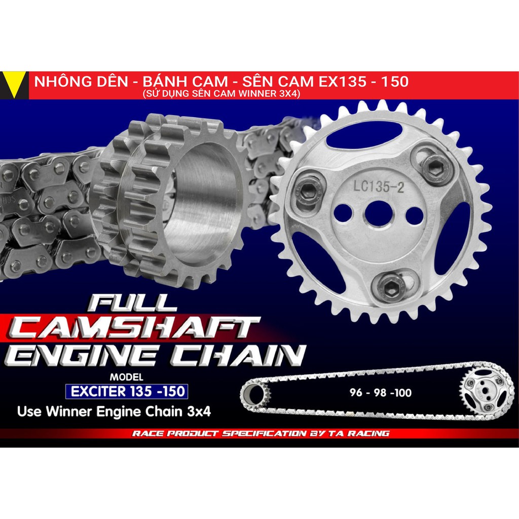 Bánh cam nhông thì ex xài sên cam winner