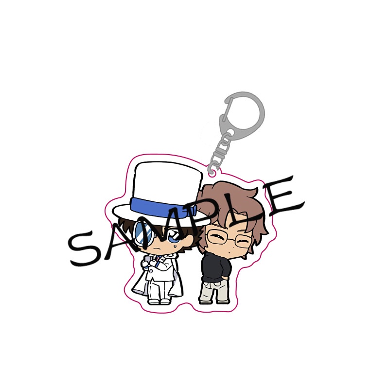 ( COUPLE ) Móc khóa DETECTIVE CONAN Thám Tứ Lừng Danh in hình anime chibi Mica trong acrylic
