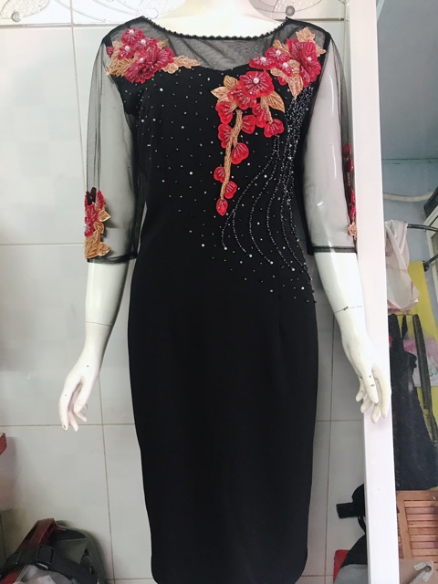 thời trang trung niên nữ thiết kế cao cấp lấp lánh