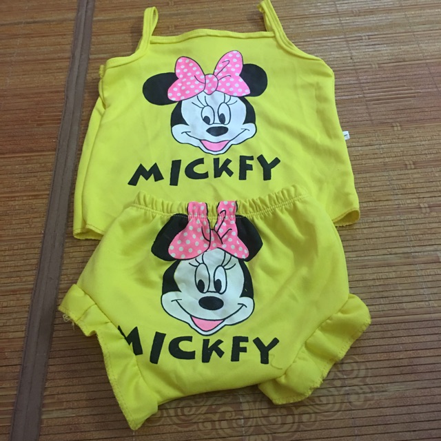 Bộ Mickey 3 lỗ trẻ em mùa hè