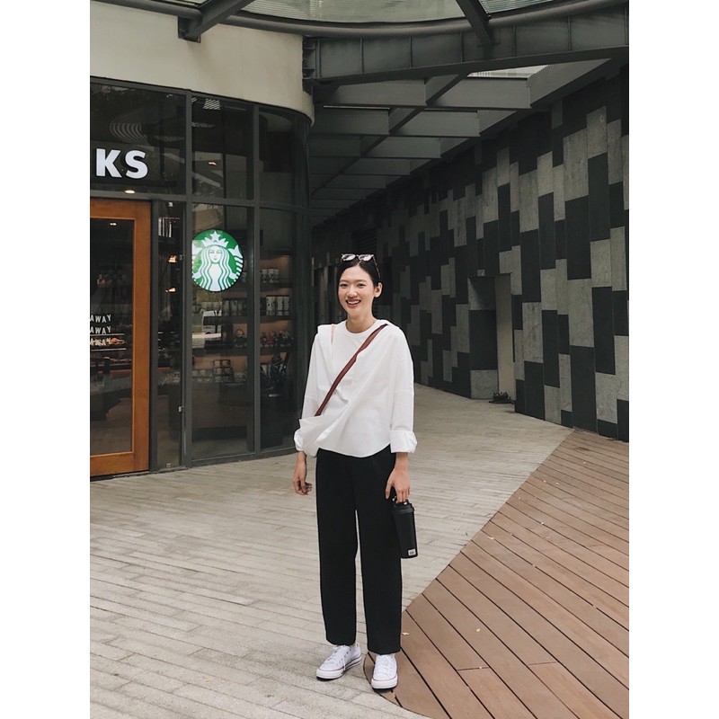 Quần tây kaki lưng liền xếp ly ANKLE PANTS - Hàng mới về