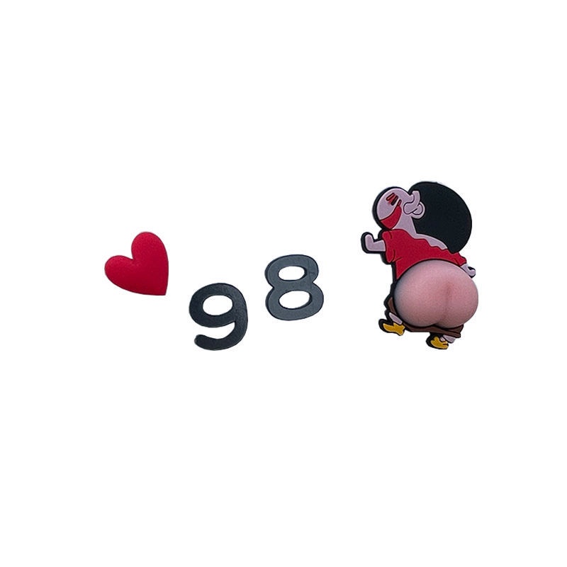 Sticker Dán Nắp Bình Xăng Họa Tiết Hoạt Hình 3D Sáng Tạo Cho Xe Hơi 929598 Bút Sáp Màu Trang Trí Cỡ Nhỏ Mới