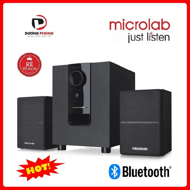 ▨Loa vi tính Microlab M106BT 2.1 - Âm thanh cực hay Có bluetooth Chính Hãng