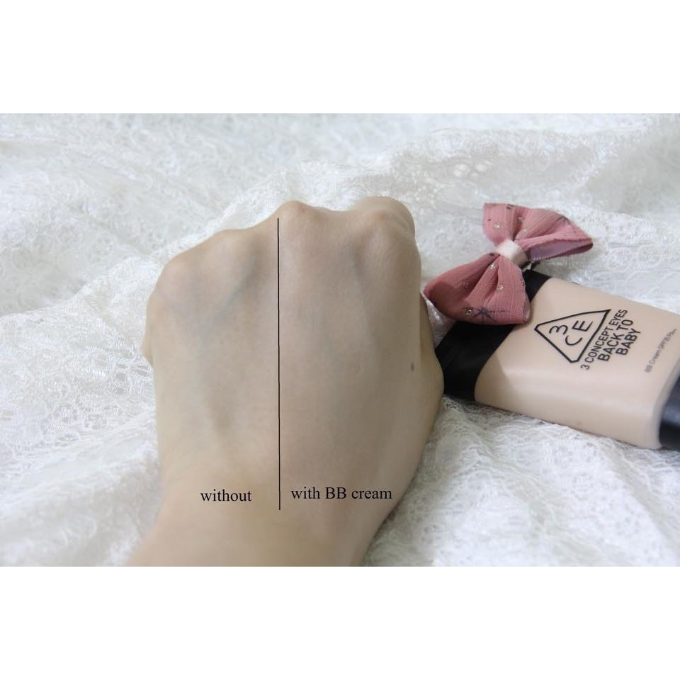 Kem nền 3CE BB Cream Back to Baby | BigBuy360 - bigbuy360.vn