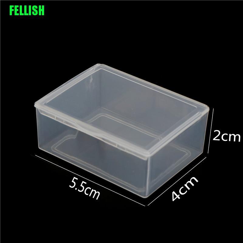 Hộp nhựa trong suốt thiết kế nhỏ gọn đựng thẻ tên trang sức tiện dụng