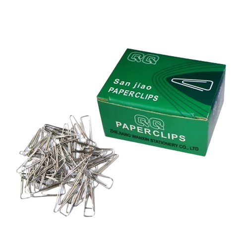 Kẹp giấy C62 nẹp giấy tam giác ghim chữ V đủ 100 cái/hộp