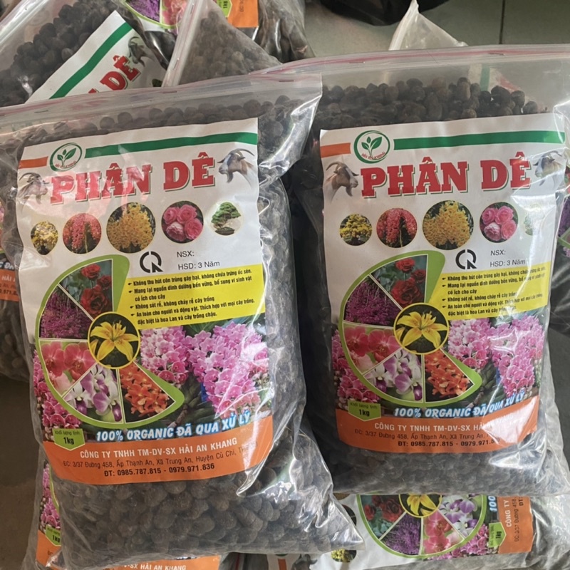 Phân dê cao cấp đã qua xử lý gói 1kg