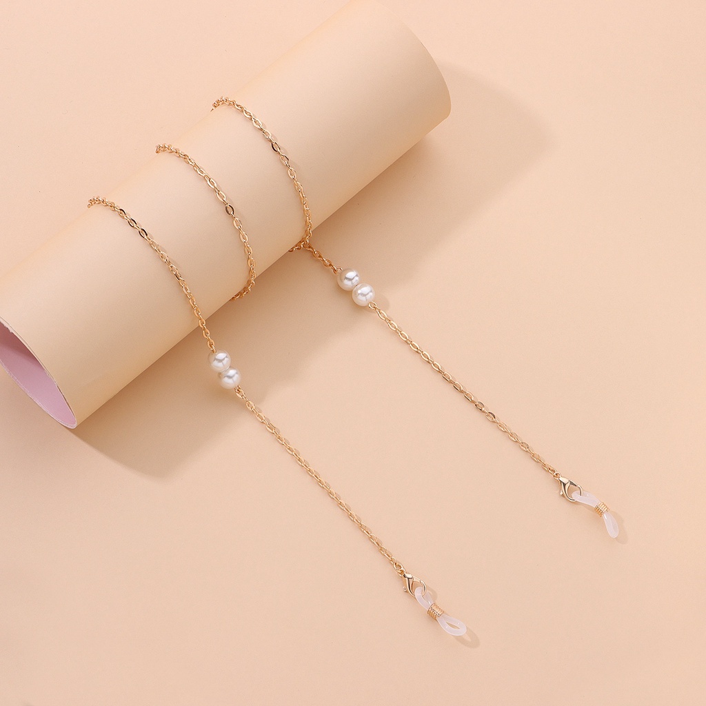 Dây Xích Kim Loại Đeo Mắt Kính Thời Trang Dành Cho Nữ