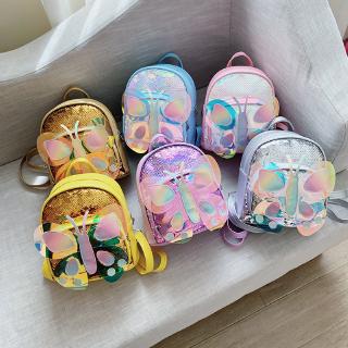 Ba Lô Hình Bướm Lấp Lánh Cho Bé