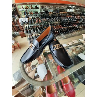 GIÀY LƯỜI ĐEN DA BÒ