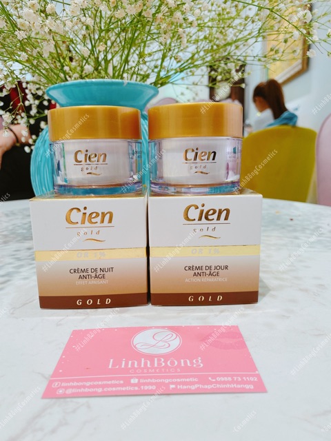 KEM DƯỠNG CHỐNG LÃO HÓA TỪ TINH CHẤT VÀNG CIEN GOLD CRÈME ANTI-ÂGE 50ML