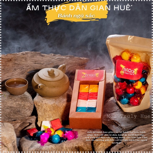 [VSATTP] Bánh Ngũ Sắc Đặc Sản Cố Đô Túi 30 Cái - Mộc Truly Hue's