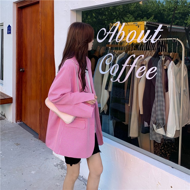 ÁO KHOÁC BLAZERS NỮ KẺ SỌC FORM RỘNG ULZZANG HOT | BigBuy360 - bigbuy360.vn