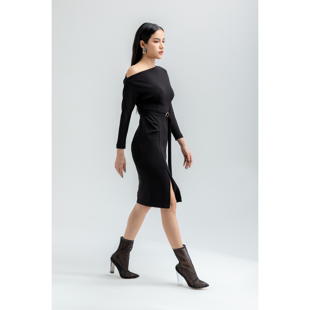 Đầm trễ vai tay lỡ thiết kế IVY moda MS 42C5924