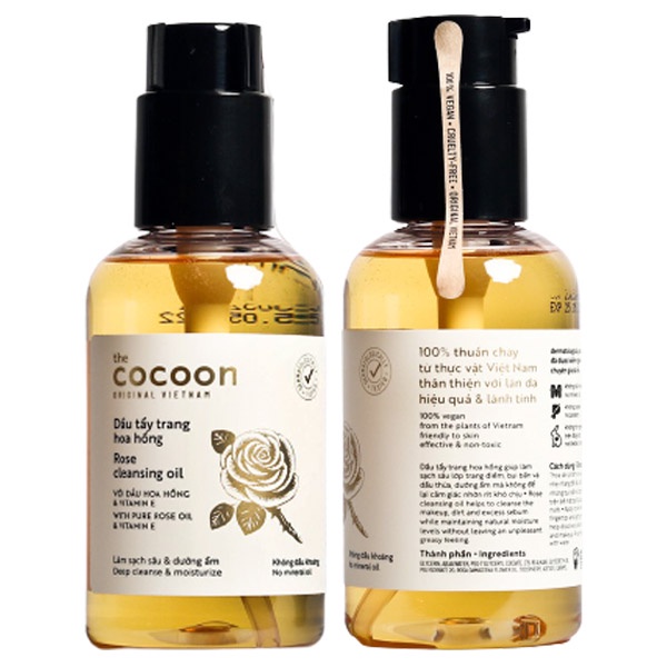 Dầu Tẩy Trang Hoa Hồng Cocoon 140ml