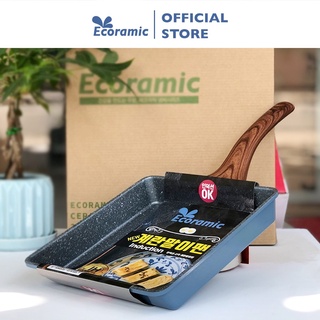 |CHÍNH HÃNG| Chảo đúc trứng vân đá ECORAMIC