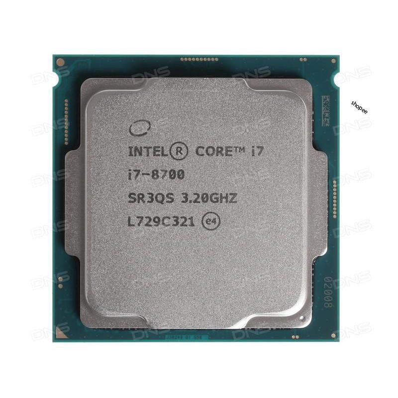 Bộ vi xử lý / CPU Intel Core i7-8700  Full Box [MUA TRAY TẶNG FAN]