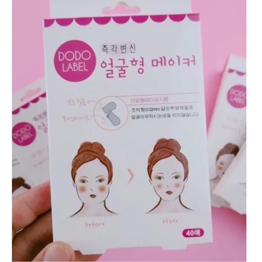 Miếng dán mặt VLine hộp 40 miếng