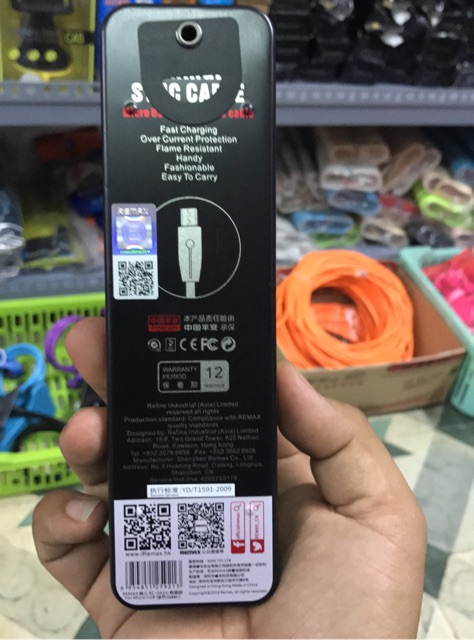 [Freeship toàn quốc từ 50k] Cáp sạc hộp sắt iphone và samsung remax